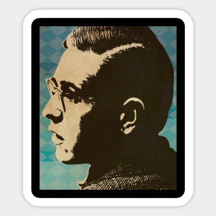 Bill Evans // Retro Poster Jazz Sticker